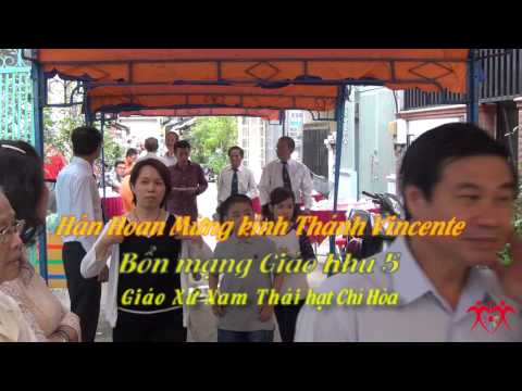 GX Nam Thái: Mừng Kính Thánh Vincente Bổn mạng Giáo Khu 5