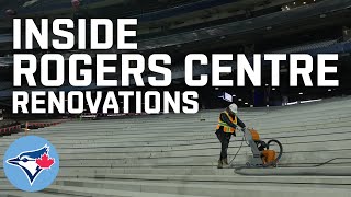 An inside look at the around-the-clock Rogers Centre renovations!