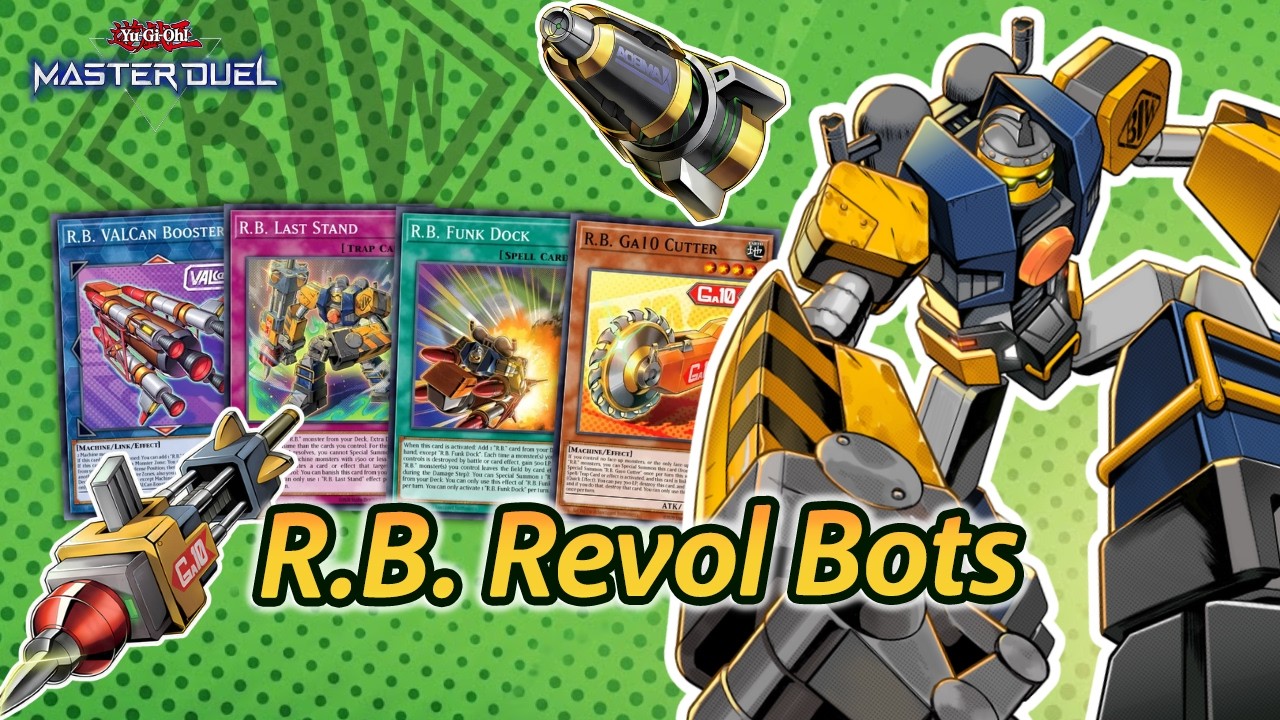 R.B. Revol Bots Deck Master Duel l Power of Machine High Atk Double ...