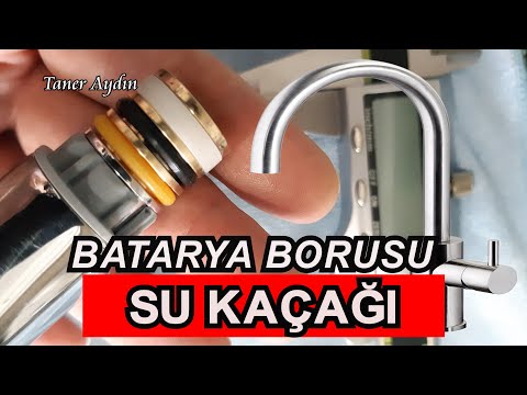 ÜST BORUDAN SU SIZDIRAN BATARYA TAMİRİ MUSLUK SU SIZDIRIYOR NE YAPMALI LAVABO BATARYA