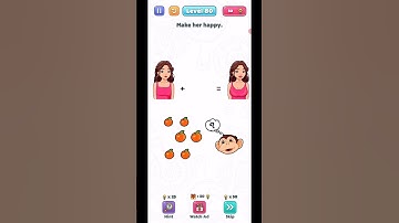 Brain Star Trick Puzzle Games Level 80 Gameplay Android IOS | Make her happy