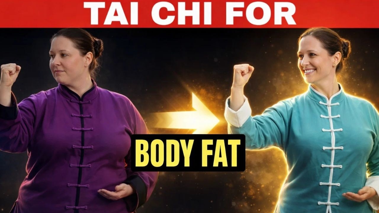 ''Tai Chi Fitness Workout to Burn Belly Fat, Lose Weight & Improve Balance
