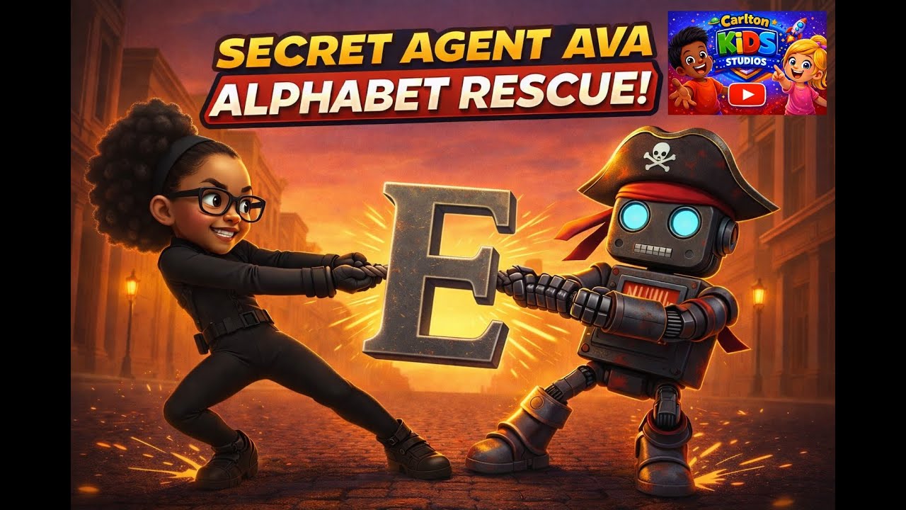Secret Agent Ava 🕵️‍♀️ | Alphabet Adventure vs the Robot Pirate 🤖🏴‍☠️ | Kids Learning Show Ep 2