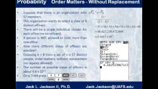 Probability 2.9 Combinatorics