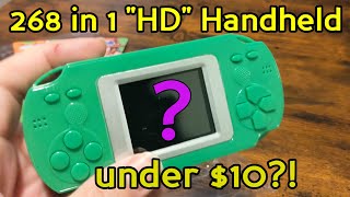 WHAT EVEN IS THIS -- 268 in 1 HD Handheld Console for under $10