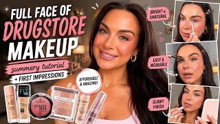 FULL FACE OF DRUGSTORE MAKEUP 💄 | Summer Makeup Tutorial + First Impressions 2026