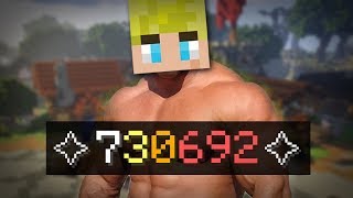 the strongest man in skyblock