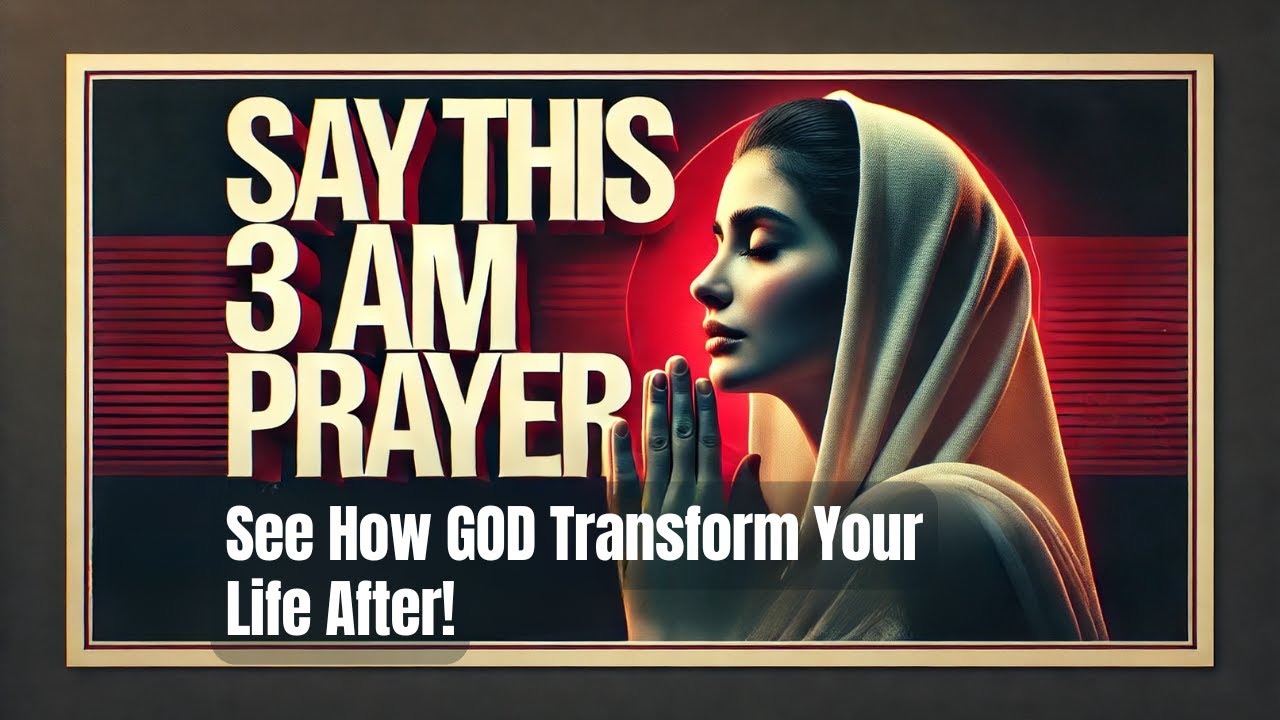 How to Pray When You Wake Up at 3am | Morning Prayer | God Message ...