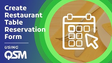 How to create Restaurant Table Reservation Form