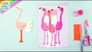 How to make a gorgeous flamingo craft (easy version)