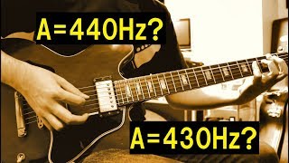Tuning A440Hz? Or 430Hz? Ex Cinderella Shake Me