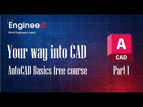 Autocad Basic Course AutoCAD basics course | introduction to CAD | كورس أساسيات الأوتوكاد ...