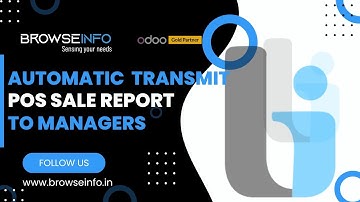 Automate POS Sales Report Sharing with Odoo |Automatic Transmit POS Sale Report to Managers Odoo App