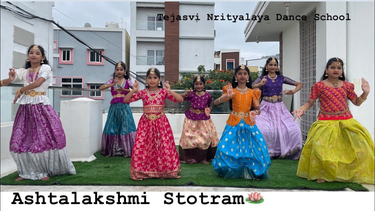 Ashtalakshmi Stotram |Tejasvi Nrityalaya|kuchipudi dance cover