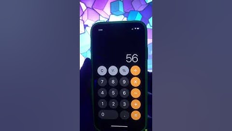 How to delete a number in calculator iPhone hacks and tricks