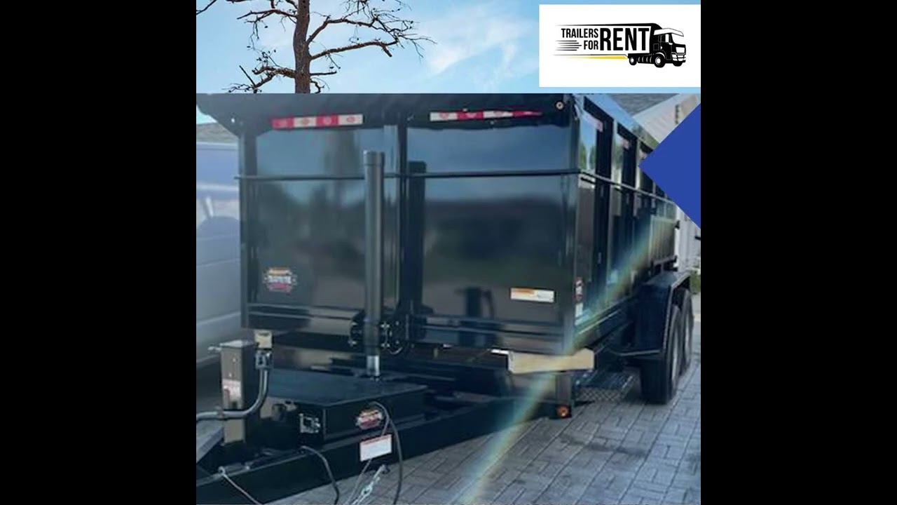 Affordable Mobile Dump Trailers For Rent In Orlando Florida