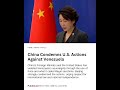 📰 BREAKING NEWS: Beijing's Crude Censure: 'U.S. Oil Hijack—Sovereignty Sabotage!' 🇨🇳🇻🇪🇺🇸