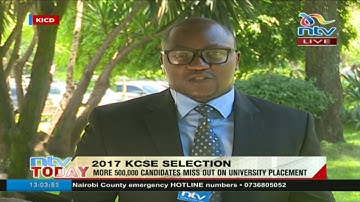 More than 500,000 students who sat for KCSE to miss university placement