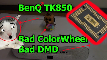 BenQ TK850 4K DLP Projector Repair | New Color wheel | New DMD