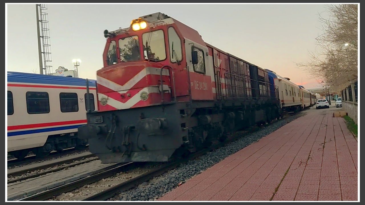 TCDD DİZEL LOKOMOTİFLER VE YOLCU, YÜK TRENLERİ | DE 24290 + DE 33063 + DE 22017 + DE 33006 