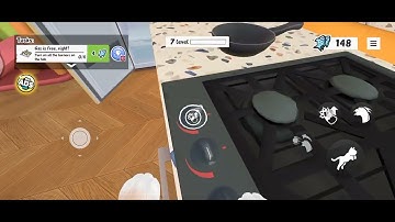 I am Cat - Level 7 Turn on all the burner on the hob Walkthrough Gameplay