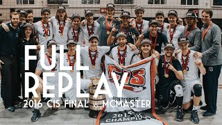MVB | 2016 National Championship Final | TWU vs. McMaster