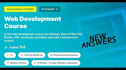 Internshala web development course final test solution
