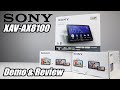 NEW! Sony XAV-AX8100 Floating Panel Car Stereo Reciever. Full Review, Unboxing and Demo.