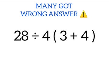 BE CAREFUL!! Many Will do this WRONG!! Order of Operations Problem
