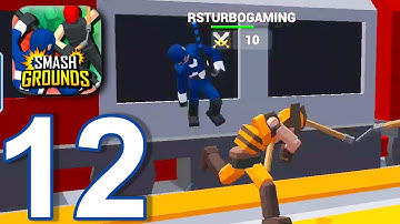 Smash Grounds - Epic Ragdoll Battle - Gameplay Walkthrough part 12- Campaign 6 -Subway (iOS,Android)