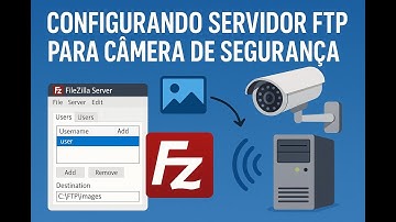 🔐 Configurando Servidor FTP no FileZilla para Receber Imagens de Câmera de Segurança 🎥📁