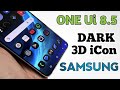 Samsung install Trending ONE UI 8.5 DARK 3D icon Pack On Galaxy Phones😱 #samsungtips #s25ultra 