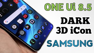 Samsung install Trending ONE UI 8.5 DARK 3D icon Pack On Galaxy Phones😱🔥 #oneui8 #samsungtips #s25