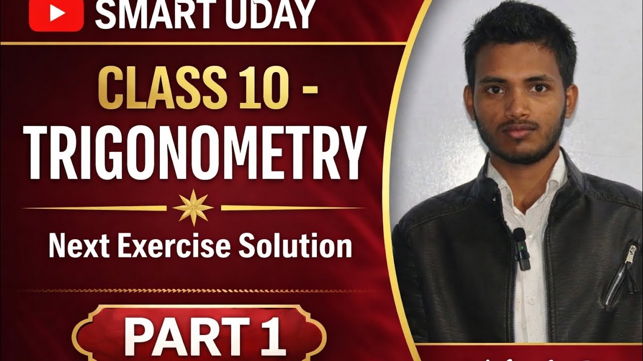 Opt Mathematics TRIGONOMETRY Next Ex transformation of product and sum Easy methods solution part 1 