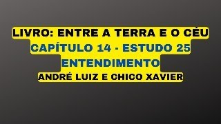 LIVRO: ENTRE A TERRA E O CÉU - CAPÍTULO 14 - ESTUDO 25 - ENTENDIMENTO - ANDRÉ LUIZ E CHICO XAVIER.