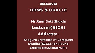 2M.Sc(CS) DBMS & Oracle (PL/SQL Using Rowtype )