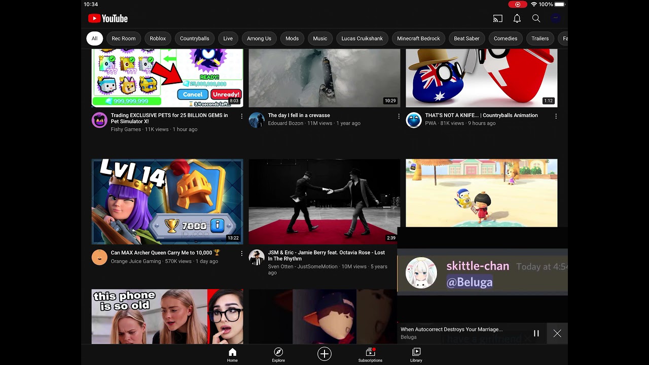 NEW YOUTUBE HOME SCREEN YouTube