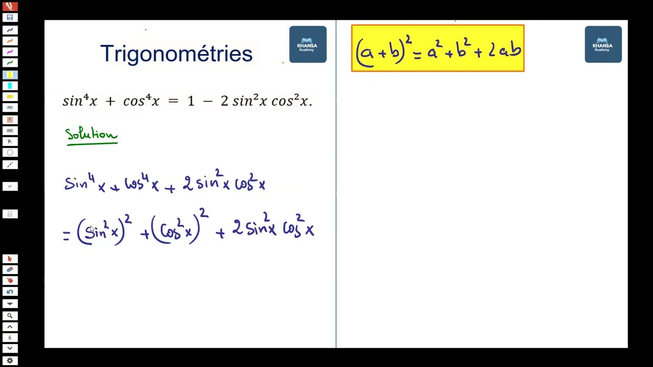 Trigonométries (Exercice 4)