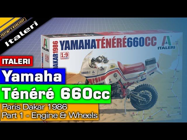 Italeri 1/9 Yamaha Ténéré 660cc Paris Dakar 1986 - Part 1 # 4642