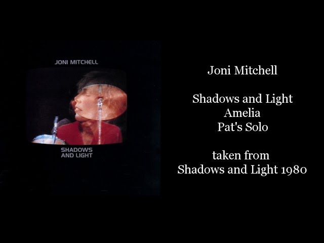 Joni Mitchell - Shadows and Light/Amelia - Live 1980 - YouTube