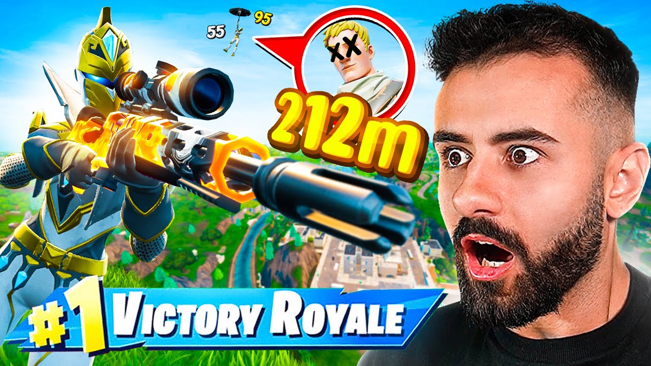 Πέτυχα 200m SNIPE Στον Αέρα Στο OG FORTNITE!