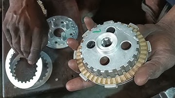 Tvs Apache RTR 180 clutch plate fitting ll 👍 टीवीएस अपाचे क्लच प्लेट फिटिंग ❓