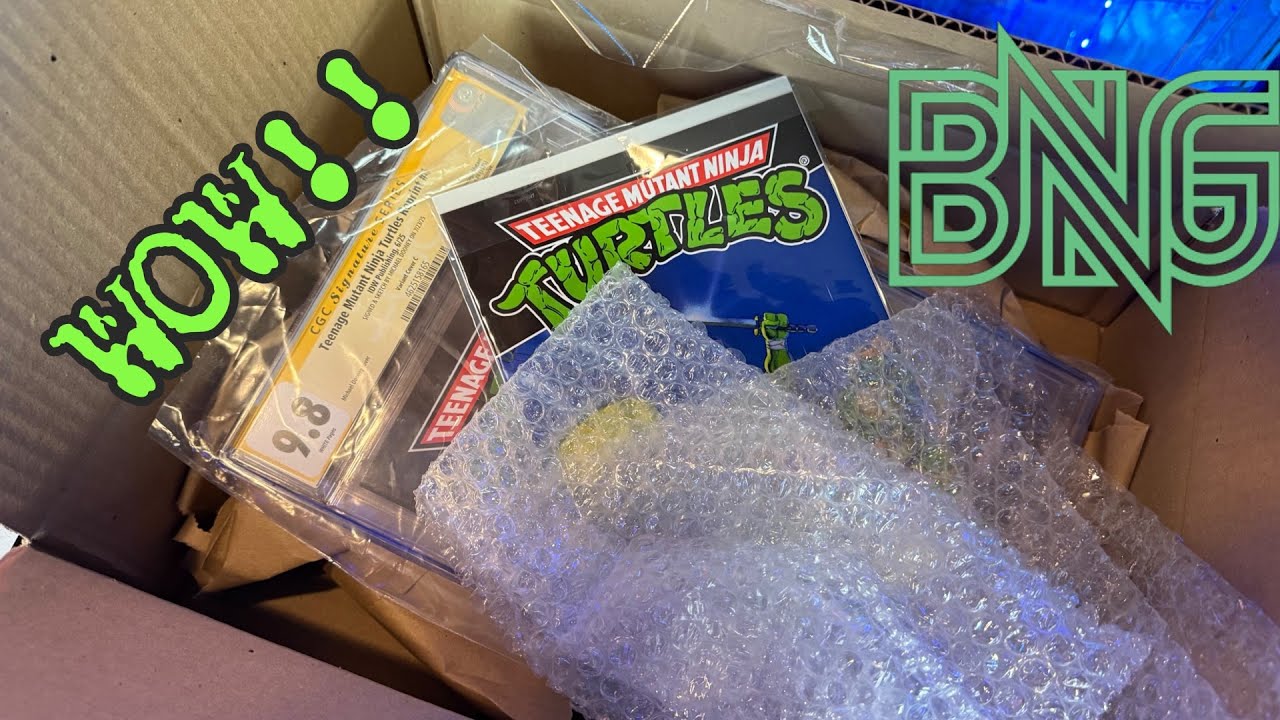 Bottleneck Gallery Rare TMNT comicbook unboxing 