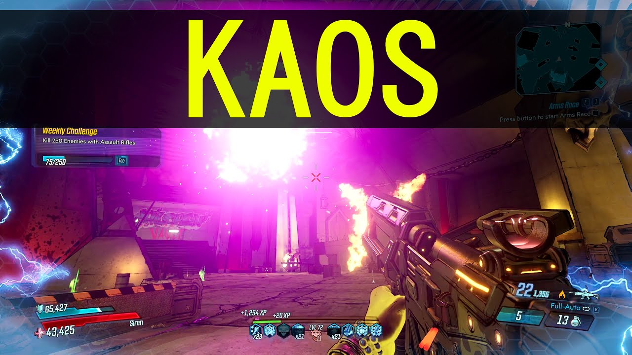 Borderlands 3 - Kaos - Legendary Dahl Assault Rifle