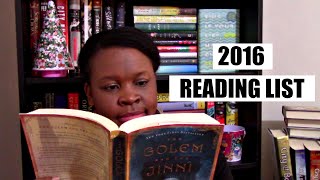 2016 Reading List