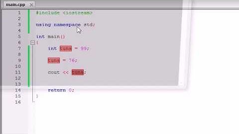 C++ Programming Tutorials   6   Variables Memory Concepts