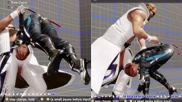 Dead or Alive 6 Bass Command Training Full Move List