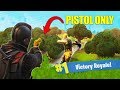 The Pistol Only Challenge [Fortnite]