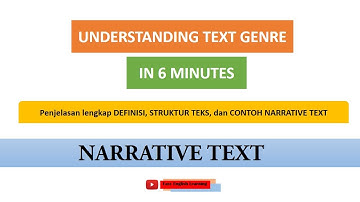 NARRATIVE TEXT - Definisi, Struktur, dan Contoh Jenis Teks Narrative dalam bahasa Inggris