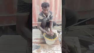 Concrete mixture machine hydraulic Jack oil seal changing